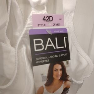 Bali bra, white satin